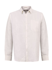 Camisa Manga Larga Hombre Claslinen Blanco RKF