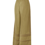 Pantalon Lino Orgánico Mujer Fuji Verde RKF