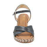 Sandalia Cuero Mujer Canton Azul Navy RKF