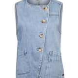 Blusa Sin Mangas Mujer Boravest Azul RKF