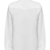 Blusa Manga Larga Lino Orgánico Mujer Lirio Blanco RKF