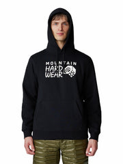 Polar Hombre Logo Pullover Hoody Negro Mountain Hardwear