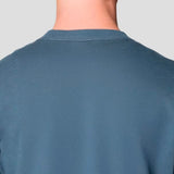 Buzo Hombre Mhw Box Logo Crew Azul Mountain Hardwear