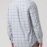 Camisa Manga Larga Algodón Orgánico Hombre Viyella Celeste RKF