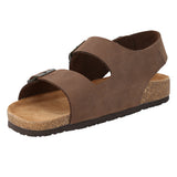 Sandalia Cuero Hombre Commet Café RKF
