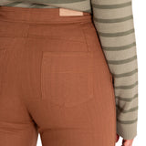 Pantalon Algodón Orgánico Mujer Isis Marrón RKF