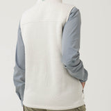 Chaleco Fibras Recicladas Mujer Alaska Blanco RKF