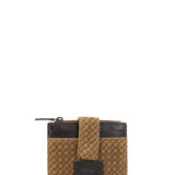 Billetera Mujer Sz Braid Bifold Marrón RKF