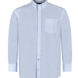 Camisa Manga Larga Algodón Hombre Wf Pb Celeste RKF