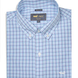 Camisa Manga Larga Algodón Hombre Wf Pb Azul RKF