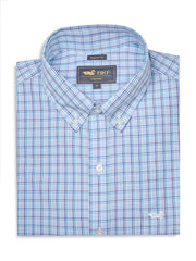 Camisa Manga Larga Algodón Hombre Wf Pb Azul RKF