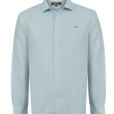 Camisa Manga Larga Hombre Linenit Azul RKF