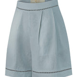 Short Lino Orgánico Mujer Andes Celeste RKF