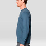 Buzo Hombre Mhw Box Logo Crew Azul Mountain Hardwear