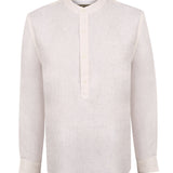 Camisa Manga Larga Hombre Linenmao Blanco RKF