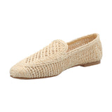 Mocasin Rafia Mujer Rita Beige RKF