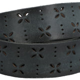 Cinturon Cuero Mujer Rf Fantini Gris RKF