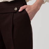 Pantalon Fibras Recicladas Mujer Hornacal Marrón RKF