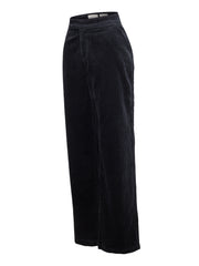 Pantalon Algodón Orgánico Mujer Verdant Negro RKF