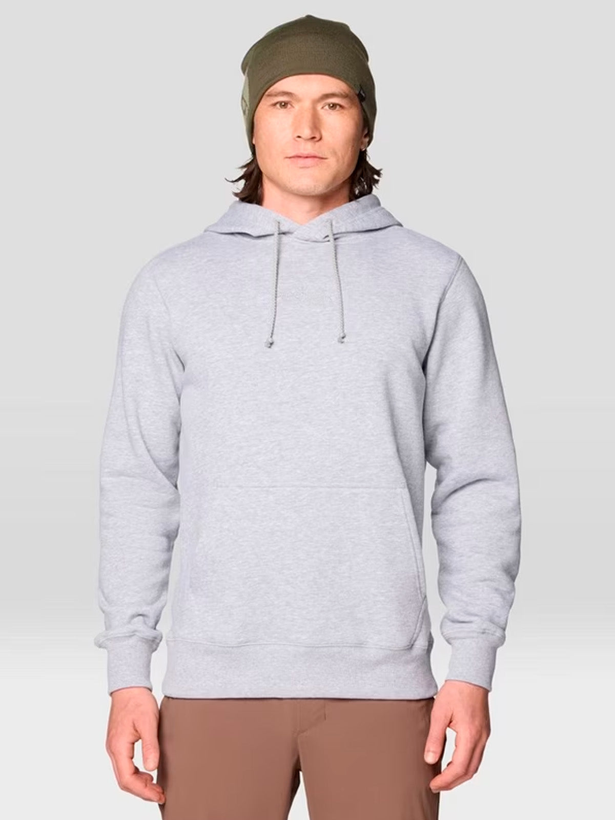 Buzo Hombre Center Logo Hoody Gris Mountain Hardwear