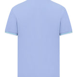 Remera Algodón Pima Hombre Mitchell Celeste RKF