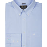 Camisa Manga Larga Algodón Hombre Wf Pb Azul RKF