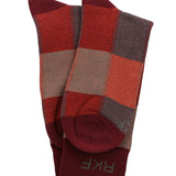 Medias Bamboo Hombre Rfi26H C Tweed Rojo RKF