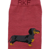 Medias Bamboo Mujer Rfi26W C St Dachshnd Rosado RKF