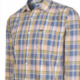 Camisa Manga Larga Algodón Orgánico Hombre Arbed Azul RKF