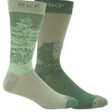 Medias Bamboo Hombre Rfv25H Diff Pine Verde RKF