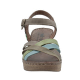 Sandalia Cuero Mujer Dalia Verde RKF