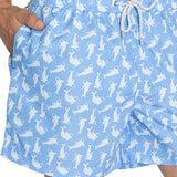 Traje De Baño Fibras Recicladas Hombre Izam Celeste RKF