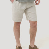 Short Lino Orgánico Hombre Linen Marrón RKF