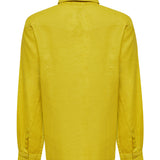 Blusa Manga Larga Lino Orgánico Mujer Lirio Amarillo RKF