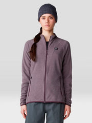 Polar Mujer Microchill Full Zip Negro Mountain Hardwear