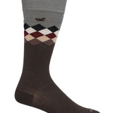 Medias Bamboo Hombre Rfi26H Lg Rhombus Marrón RKF