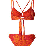 Traje De Baño Fibras Recicladas Mujer Cartagena Naranja RKF
