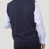 Chaleco Lana Hombre Vestswin Azul RKF
