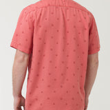 Camisa Manga Corta Tencel Hombre Tencelpri Naranja RKF