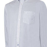 Camisa Manga Larga Algodón Hombre Wf Pb Gris RKF