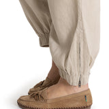 Pantalon Lino Orgánico Mujer Blake Blanco RKF