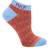 Medias Bamboo Mujer Rfv25W Ped Design Rojo RKF