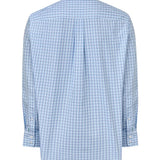 Camisa Manga Larga Algodón Hombre Wf Pb Azul RKF