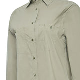 Blusa Manga Larga Algodón Orgánico Mujer Coop Gris RKF