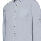 Camisa Manga Larga Algodón Orgánico Hombre Galiton Celeste RKF