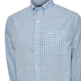 Camisa Manga Larga Algodón Hombre Wf Pb Celeste RKF