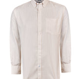 Camisa Manga Larga Algodón Hombre Wf Pb Beige RKF