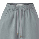 Pantalon Lino Orgánico Mujer Fuji Celeste RKF