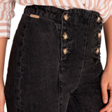 Jeans Algodón Orgánico Mujer Menta Gris RKF