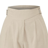 Pantalon Lino Orgánico Mujer Ava Crema RKF
